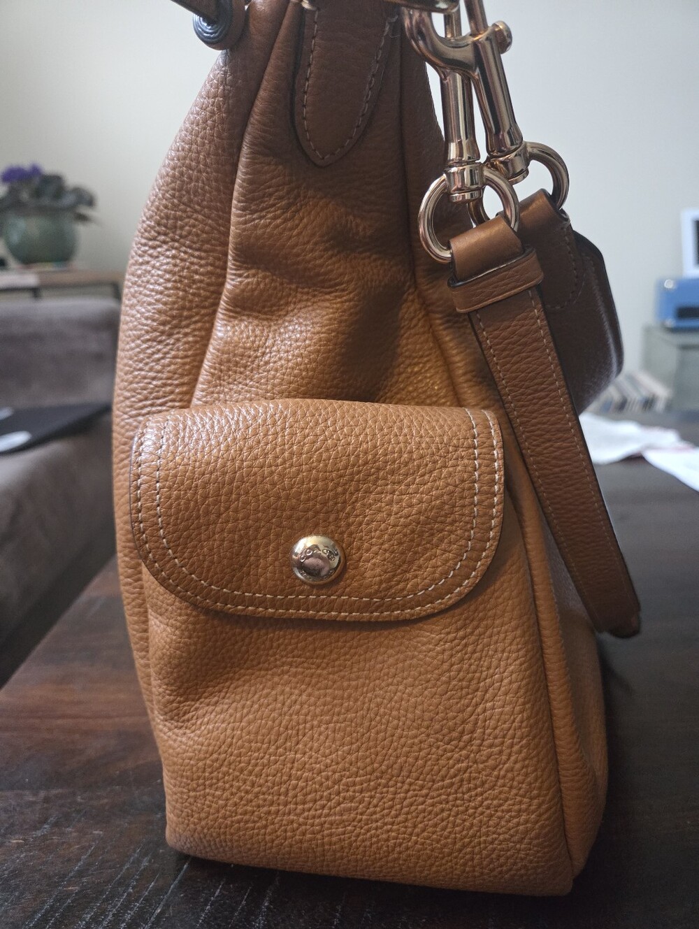 Coach Tan Leather Hobo - Picture 4 of 11